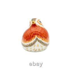 Royal Crown Derby Royal Robin Paperweight 1st Quality