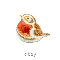 Royal Crown Derby Royal Robin Paperweight 1st Quality