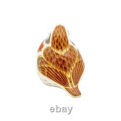 Royal Crown Derby Royal Robin Paperweight 1st Quality