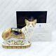 Royal Crown Derby'royal Windsor Corgi' Dog Paperweight (limited Edition) Boxed