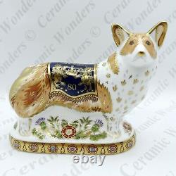 Royal Crown Derby'Royal Windsor Corgi' Dog Paperweight (Limited Edition) Boxed