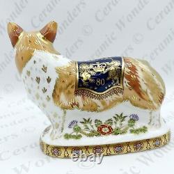 Royal Crown Derby'Royal Windsor Corgi' Dog Paperweight (Limited Edition) Boxed