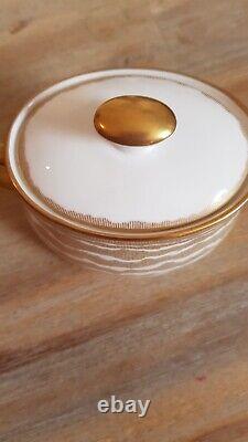 Royal Crown Derby Ruche Gold Sugar Pot New