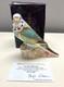 Royal Crown Derby Sky Blue Budgerigar Limited Ed. 1000 Paperweight Boxed