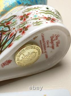 Royal Crown Derby SKY BLUE Budgerigar Limited Ed. 1000 Paperweight Boxed Royal Crown Derby SKY BLUE Budgerigar Limited Ed. 1000 Paperweight Boxed