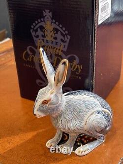 Royal Crown Derby'STARLIGHT HARE' Paperweight. GUILD EXCLUSIVE 21st Ann. BNIB