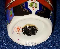 Royal Crown Derby Santa PaperWeight With Gold Stopper