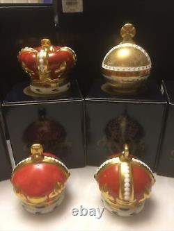 Royal Crown Derby Set Of 4 Crowns And Coronets All Number 236. Reduced