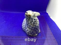 Royal Crown Derby Sheep. Gold Stopper. 1991. Retired 1995