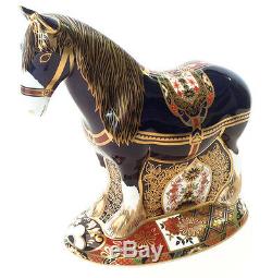 Royal Crown Derby Shirehorse Paperweight Limited Edition of 1500 (no box)