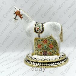 Royal Crown Derby'Show Pony' Horse Paperweight (Box + Certificate) Ltd Edition