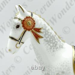 Royal Crown Derby'Show Pony' Horse Paperweight (Box + Certificate) Ltd Edition