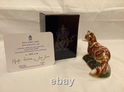Royal Crown Derby Signature Edition Devonian Fox Cub Paperweight