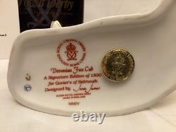 Royal Crown Derby Signature Edition Devonian Fox Cub Paperweight