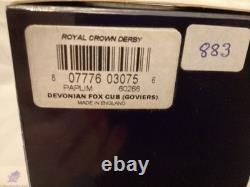 Royal Crown Derby Signature Edition Devonian Fox Cub Paperweight