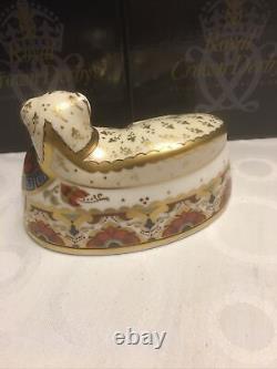 Royal Crown Derby Sinclairs Leopard Cub And Lion Cub. Matched Pair. Reduced