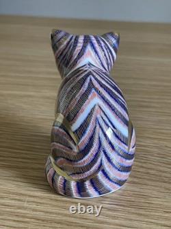 Royal Crown Derby Sitting Kitten Imari Gold Stopper Mint Condition