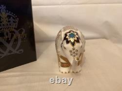 Royal Crown Derby Small Elephant Paperweight