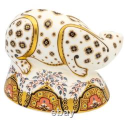 Royal Crown Derby Snow Leopard Paperweight 1st Quality Ex-Display each