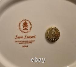 Royal Crown Derby Snow Leopard Paperweight Limited Connaught House