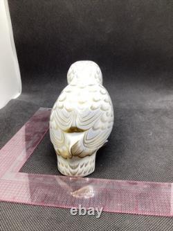 Royal Crown Derby Snowy Owl Gold Stopper 1st Quality