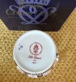 Royal Crown Derby Solid Gold Band Jug