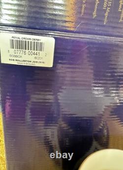 Royal Crown Derby Solid Gold Band Jug