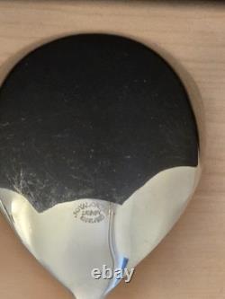 Royal Crown Derby Solid Gold Band Old Imari 1128 Salad Servers