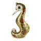 Royal Crown Derby Solid Gold Band Seahorse Paperweight