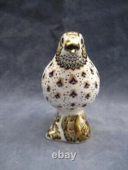 Royal Crown Derby Sparrow Paperweight B. N. I. B. First Quality