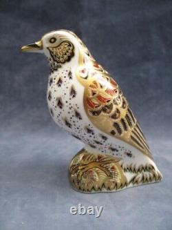 Royal Crown Derby Sparrow Paperweight B. N. I. B. First Quality