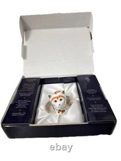 Royal Crown Derby Spice Kitten paperweight. New inbox