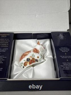 Royal Crown Derby Spice Kitten paperweight. New inbox