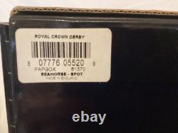 Royal Crown Derby Spot Seahorse Paperweight