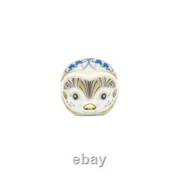Royal Crown Derby Spring Hedgehog Paperweight 1st Quality