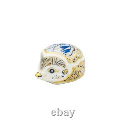 Royal Crown Derby Spring Hedgehog Paperweight 1st Quality