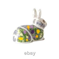 Royal Crown Derby Springtime Bunny Paperweight 1st Quality
