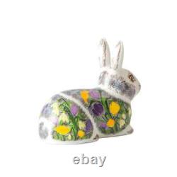 Royal Crown Derby Springtime Bunny Paperweight 1st Quality