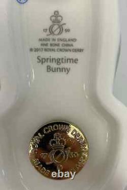 Royal Crown Derby Springtime Bunny Paperweight 1st Quality