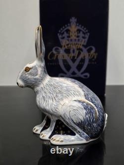 Royal Crown Derby Starlight Hare Collectors Guild Exclusive (2002) Boxed