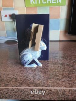 Royal Crown Derby'Starlight Hare' Collectors Guild Exclusive Boxed Paperweight