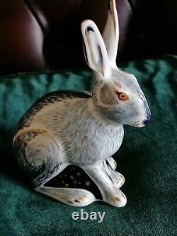 Royal Crown Derby Starlight Hare Exclusive Collectors Guild 1ST Quality