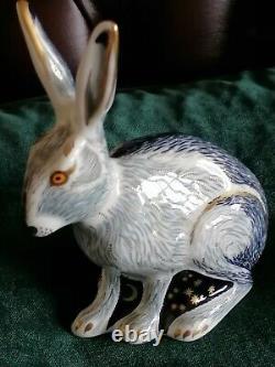 Royal Crown Derby Starlight Hare Exclusive Collectors Guild 1ST Quality