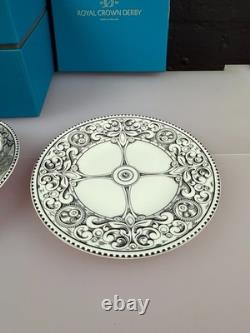 Royal Crown Derby Steampunk AM Cup Saucer Plate Trio Set 1st Quality Boxed 2016