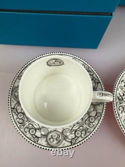 Royal Crown Derby Steampunk AM Cup Saucer Plate Trio Set 1st Quality Boxed 2016