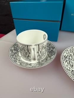 Royal Crown Derby Steampunk AM Cup Saucer Plate Trio Set 1st Quality Boxed 2016