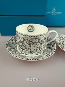 Royal Crown Derby Steampunk AM Cup Saucer Plate Trio Set 1st Quality Boxed 2016