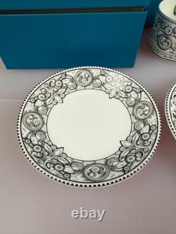 Royal Crown Derby Steampunk AM Cup Saucer Plate Trio Set 1st Quality Boxed 2016