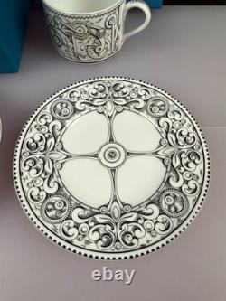 Royal Crown Derby Steampunk AM Cup Saucer Plate Trio Set 1st Quality Boxed 2016