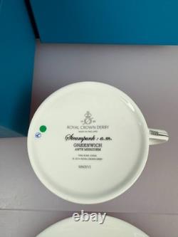 Royal Crown Derby Steampunk AM Cup Saucer Plate Trio Set 1st Quality Boxed 2016